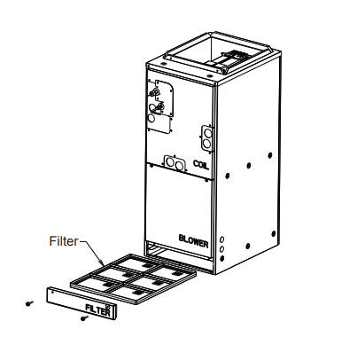 Cleaning instructions for indoor ducted air handler (SVZ) filter